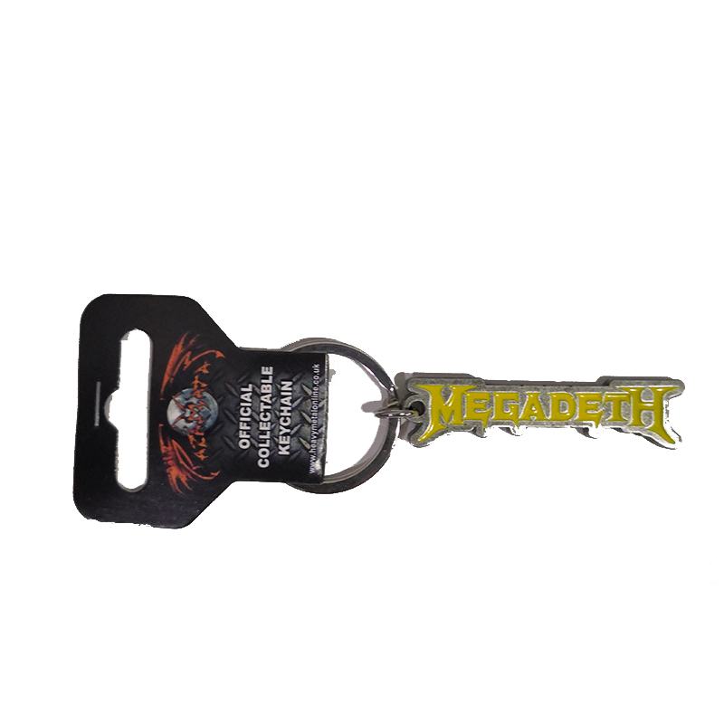 MEGADETH 乐队官方纪念品 进口原版钥匙扣 (Keyring) MEGA02UK